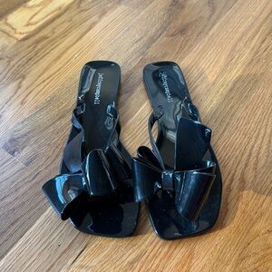 Jeffery Campbell bow flip flops